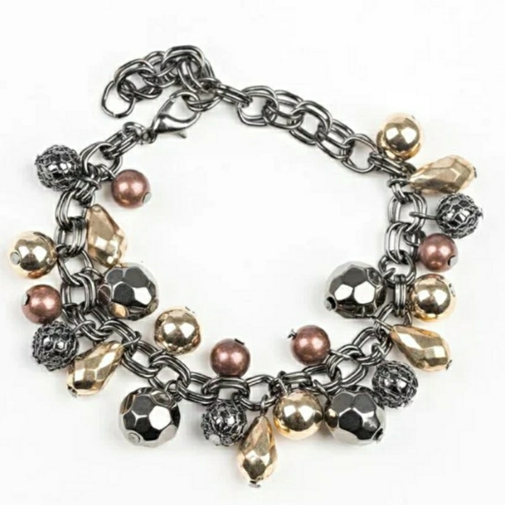 Elegant Multi-Color Charm Bracelet
